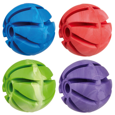 Rubber Spiral Ball - 4 colors