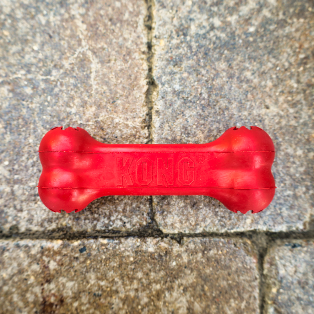 KONG Goodie Bone Dog Toy, Small, Red (up to 20 lbs. 5.25'' long)